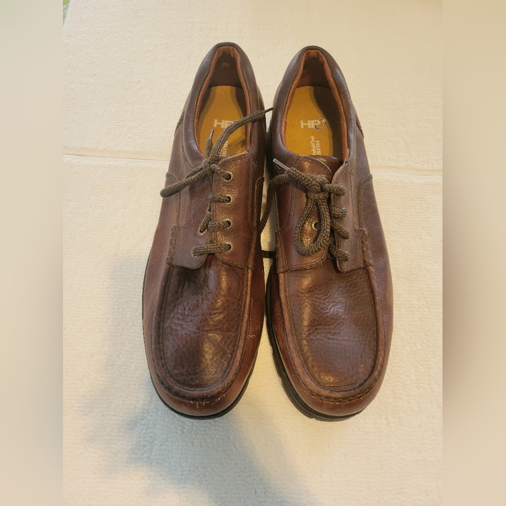 Hush Puppies 16M Leather Lace-Up Heavy Duty Mens Shoe